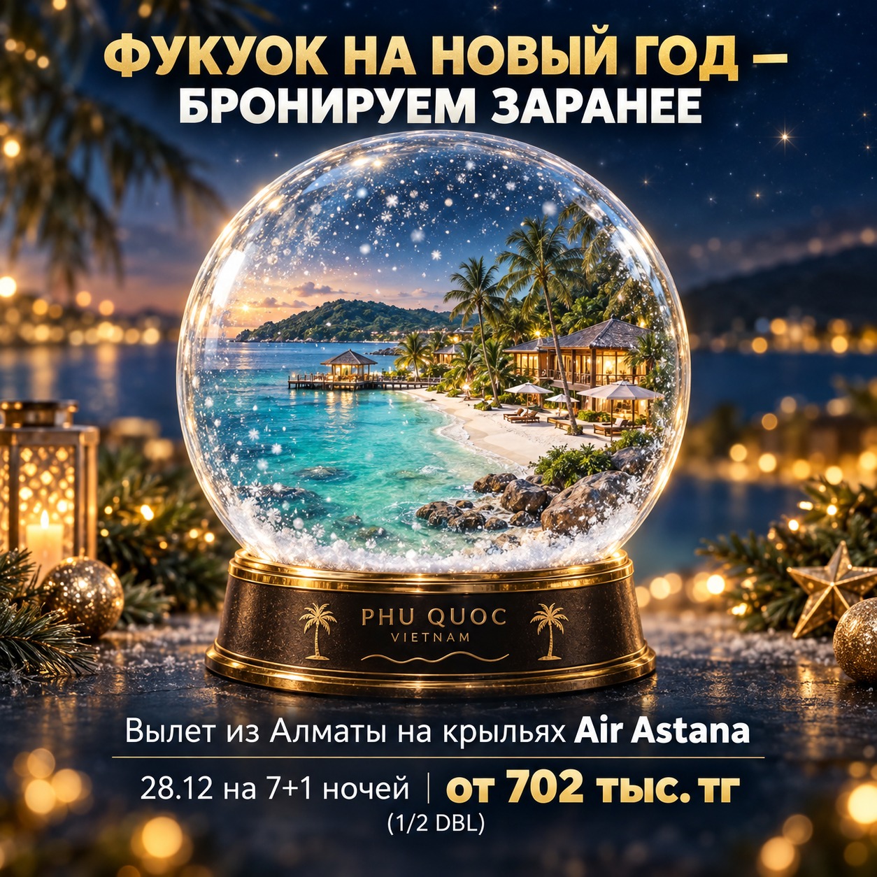 Фукуок на Новый год — бронируем заранее