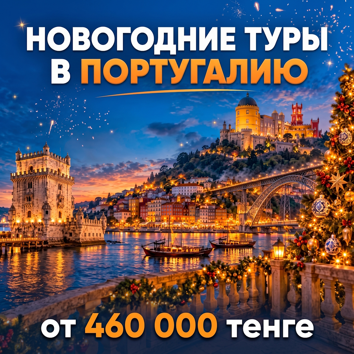 Новогодние туры в Португалию