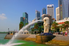 beautiful merlion park